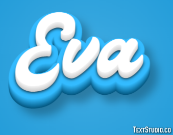 nomes feitos com eva