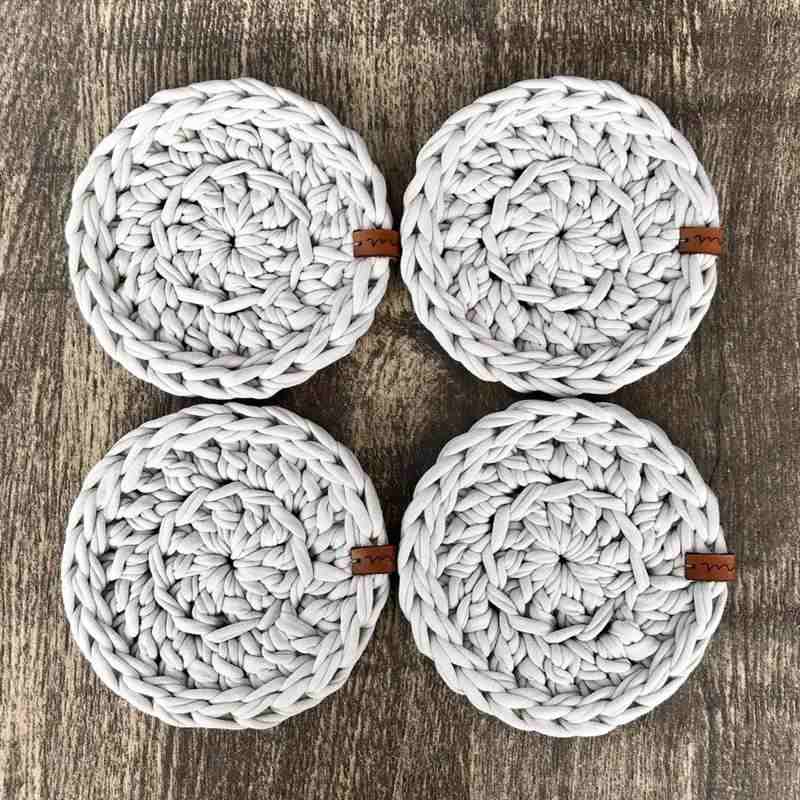 o que fazer com fio de malha para decoração