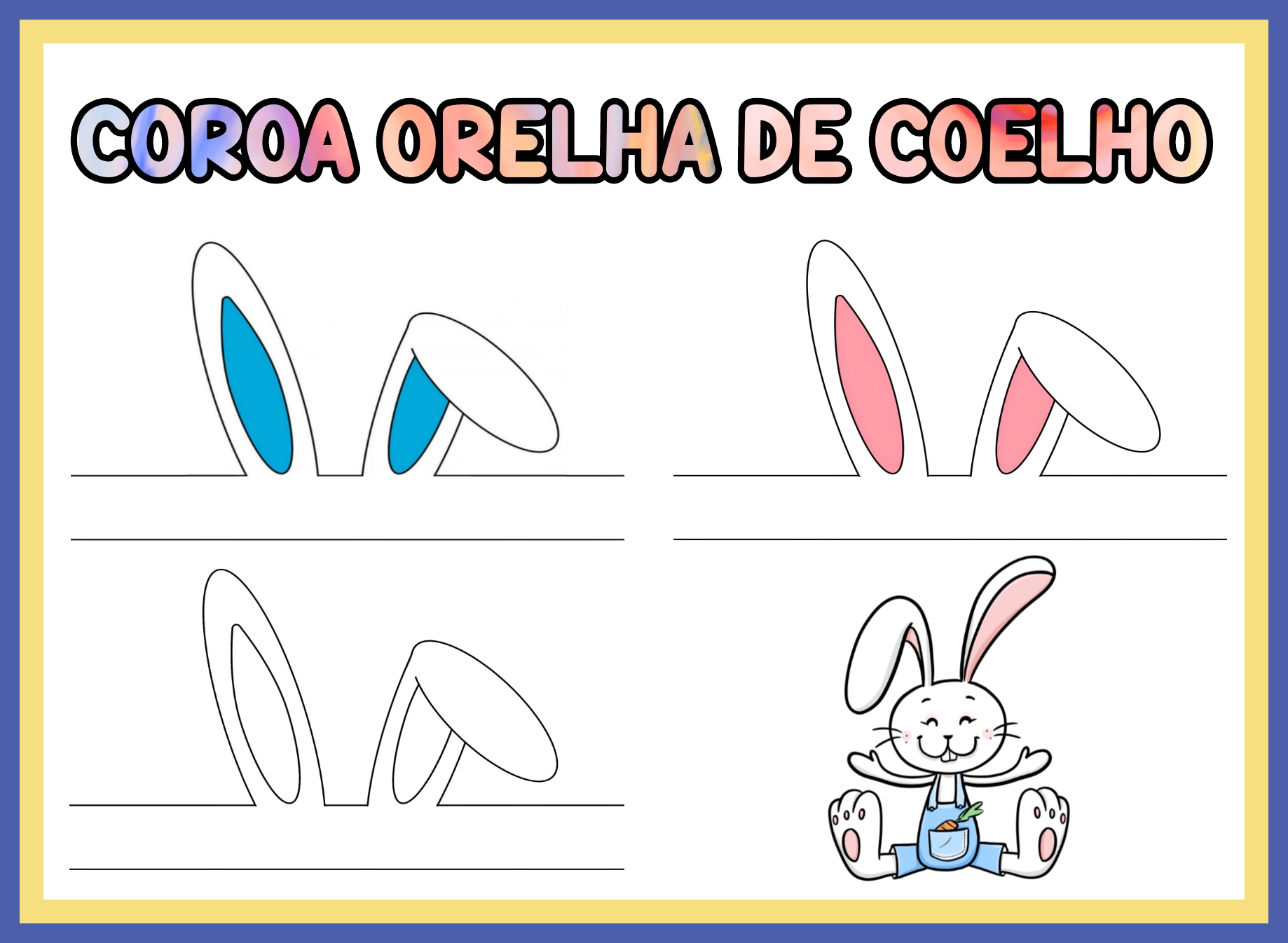 orelha de coelho azul para pet