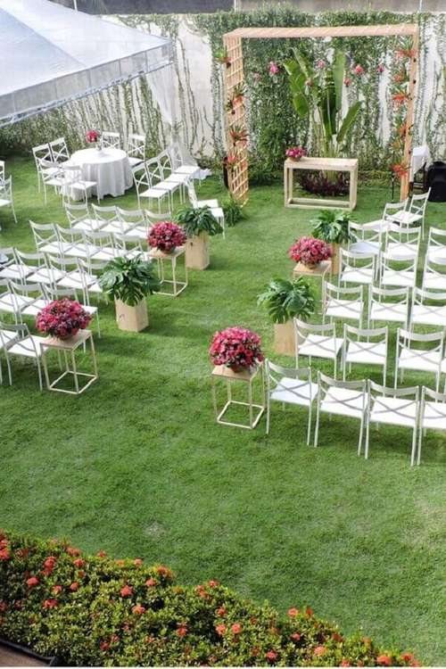 ornamentação para casamento em sitio