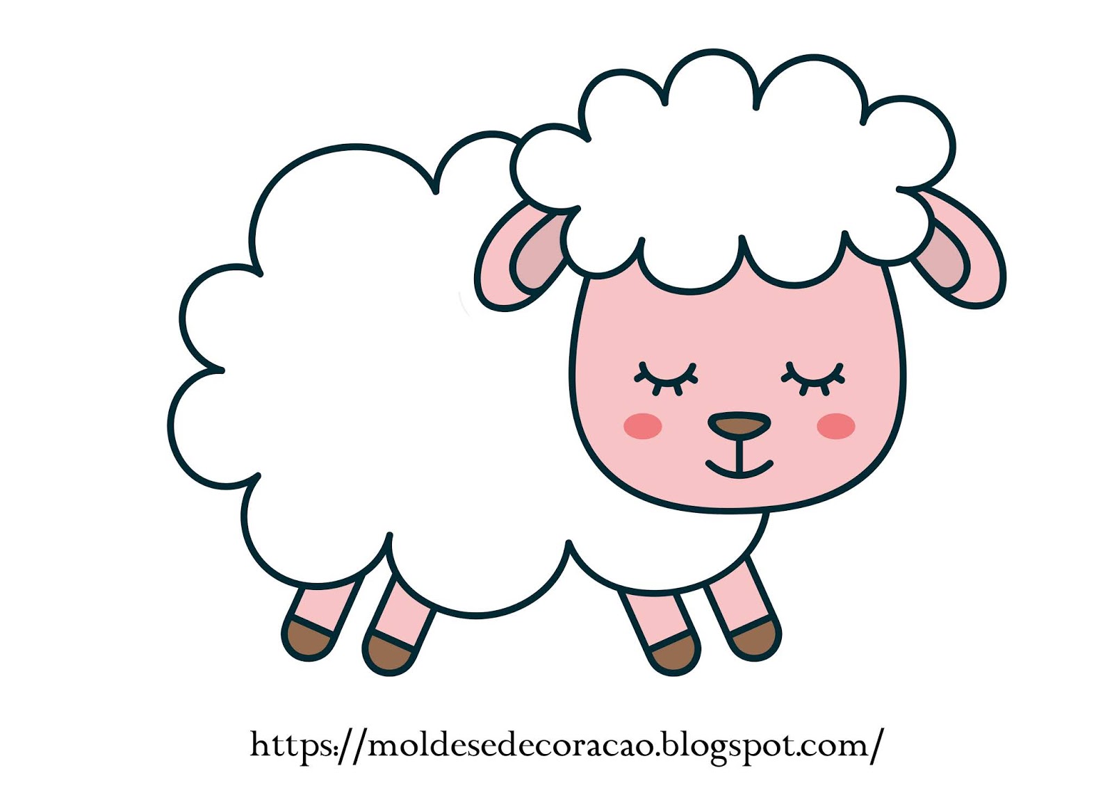 clipart de ovelha para imprimir