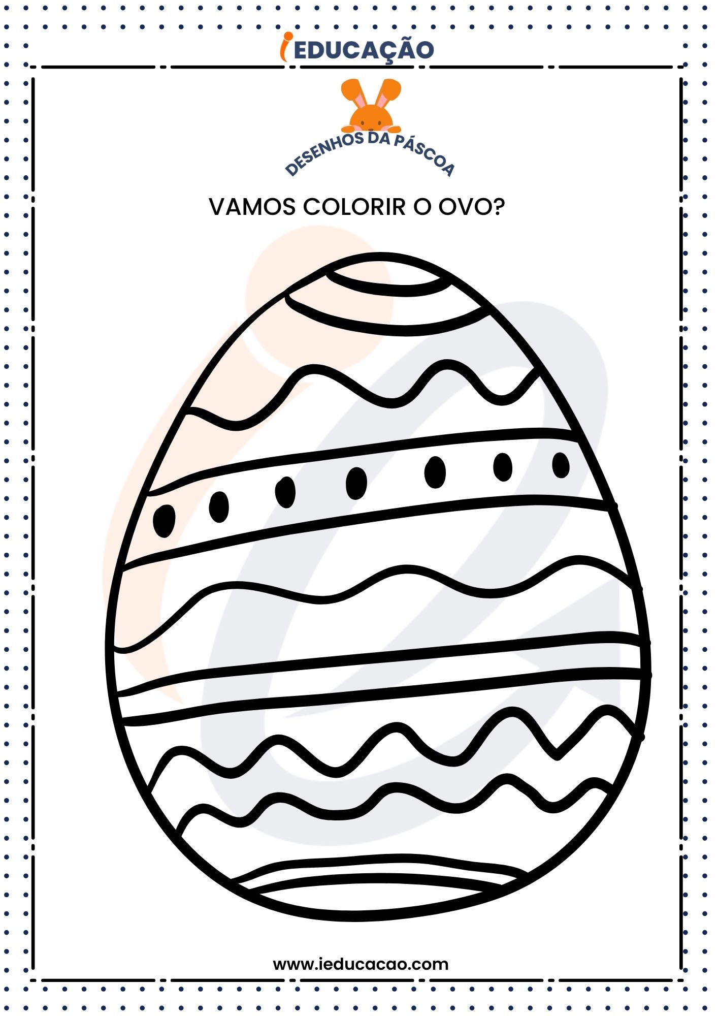 ovo de páscoa para imprimir e montar