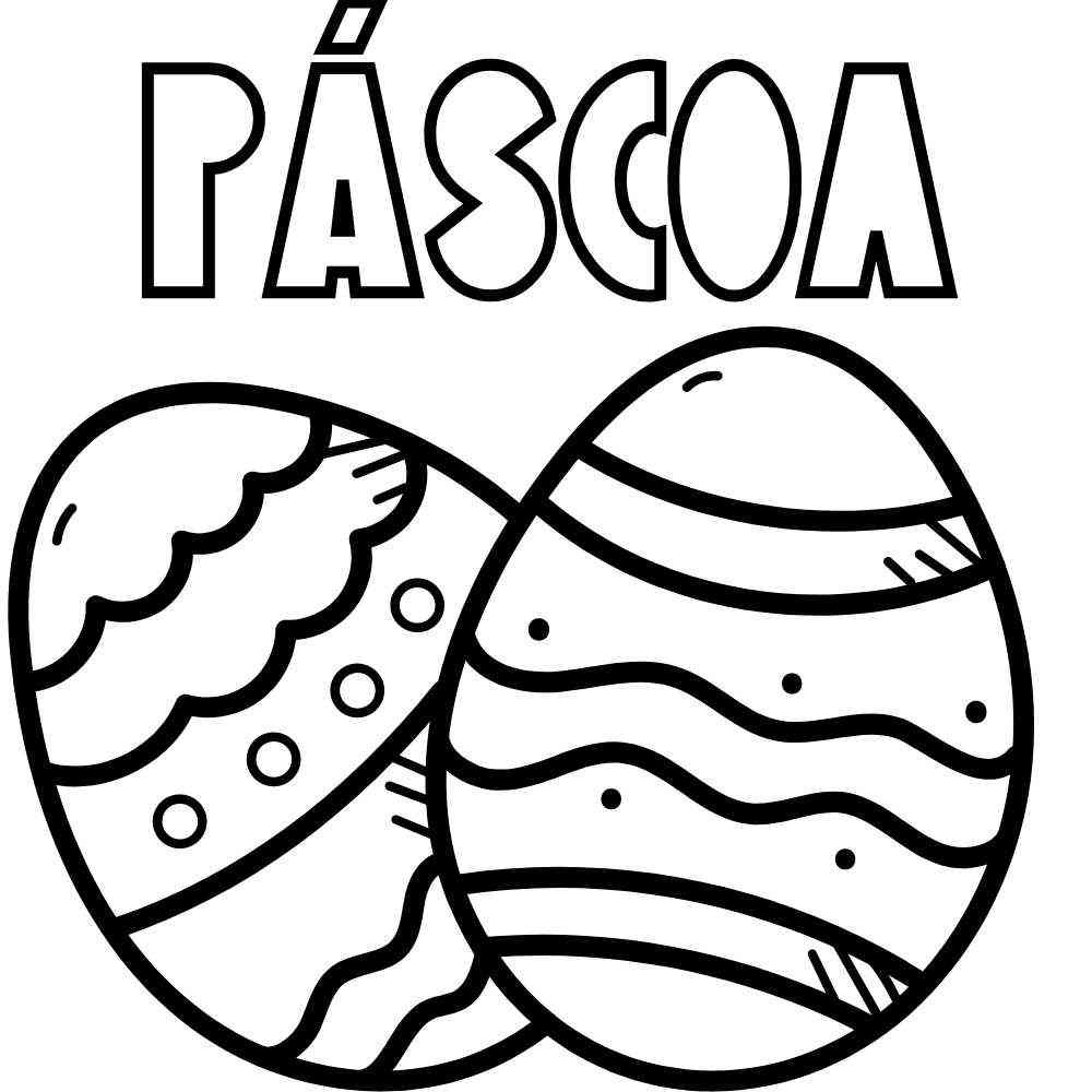 moldes de ovos de páscoa para recortar