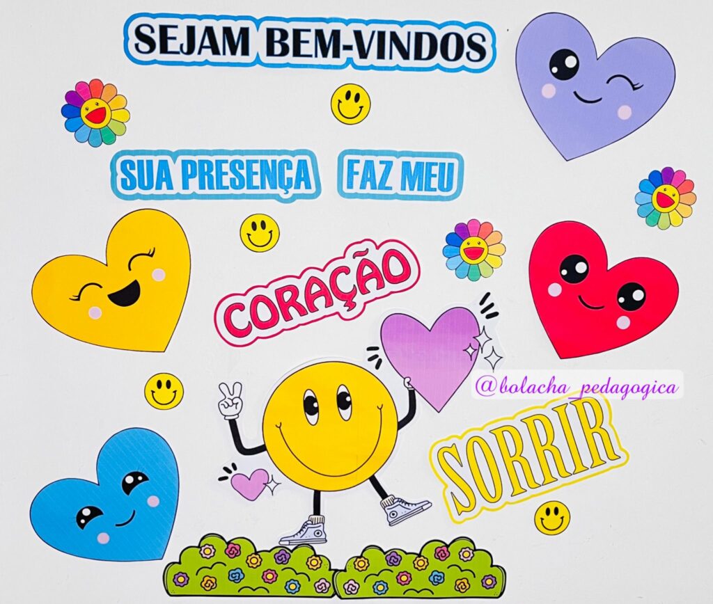 painel de boas vindas para imprimir com nome