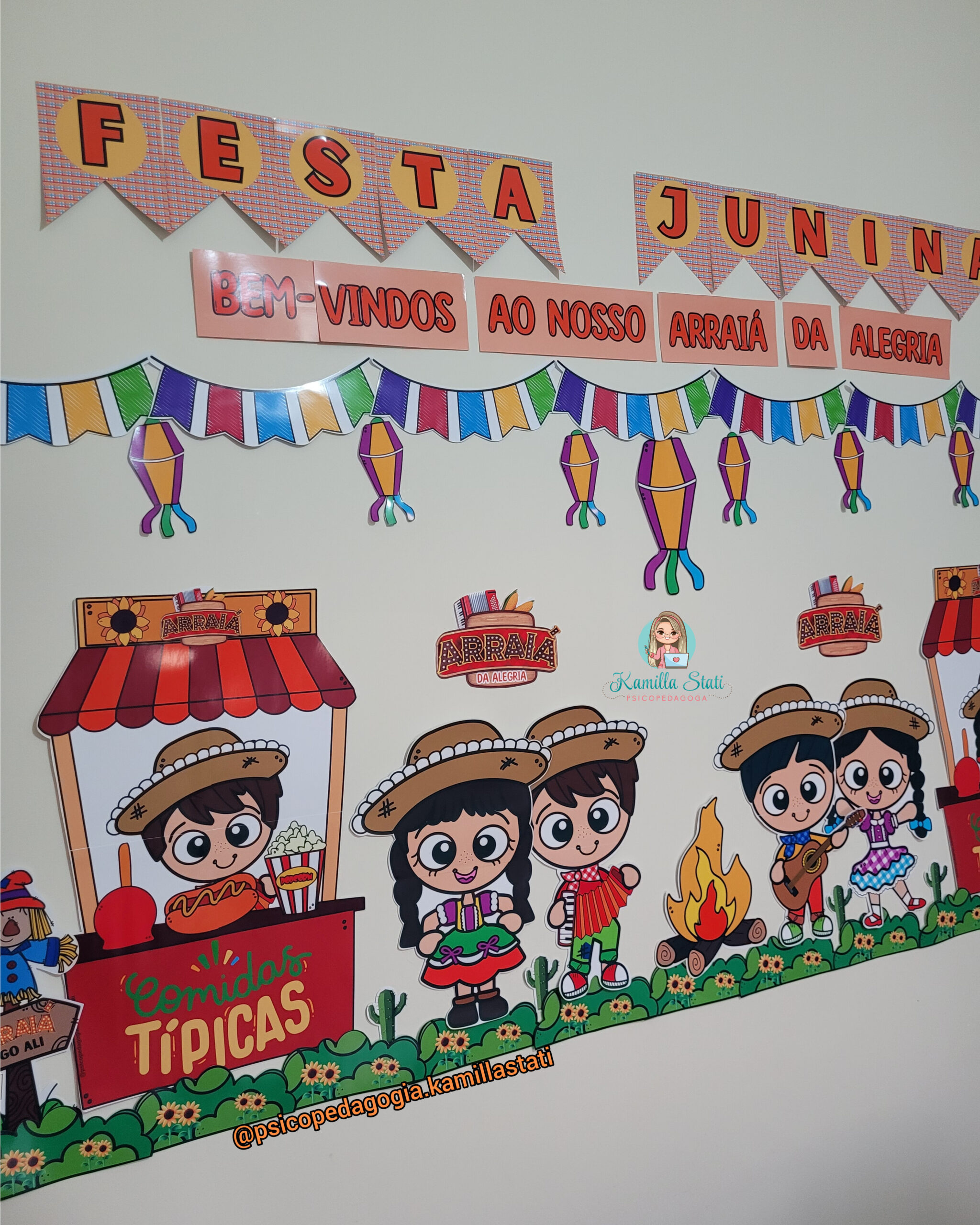 Dicas de Fixação: Como Montar seu Painel Junino sem Danificar a Parede da Escola