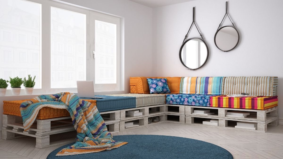 palette na decoração