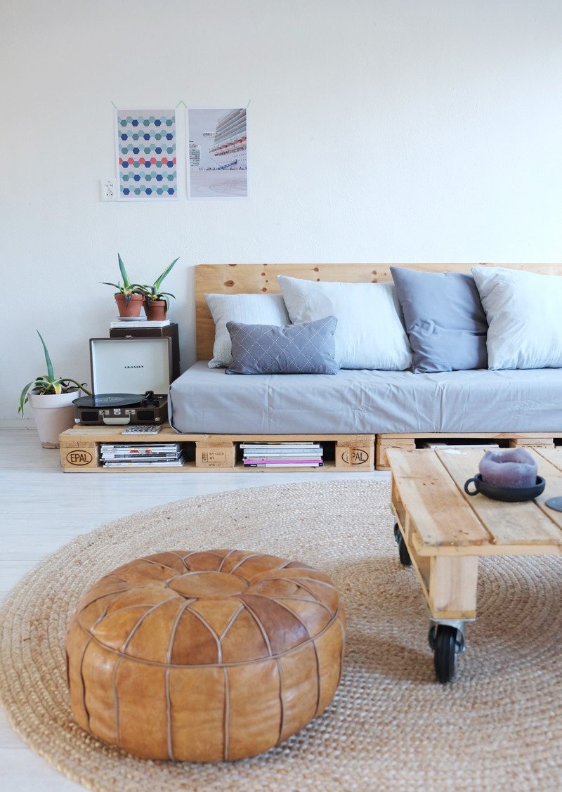 palette na decoração