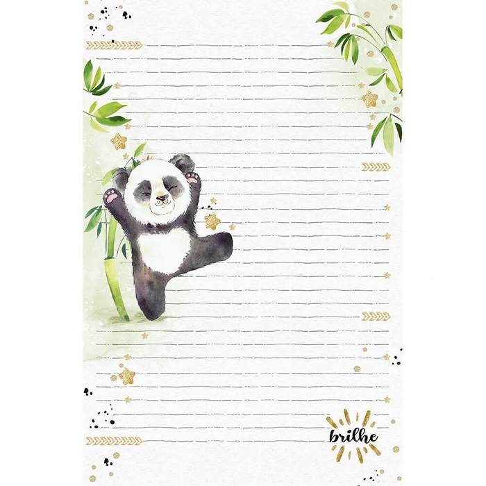 papel de carta floral para imprimir