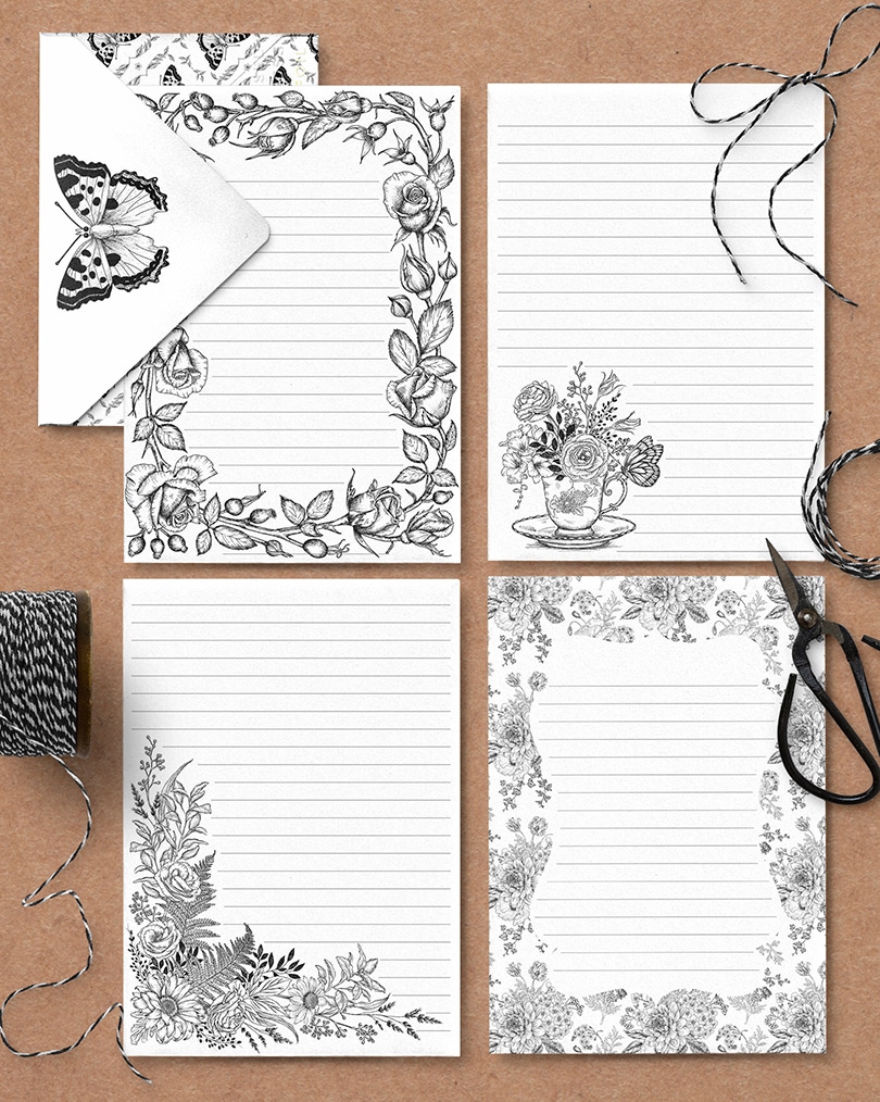 papel de carta religioso para imprimir
