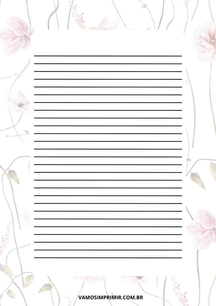 papel de carta para imprimir grátis