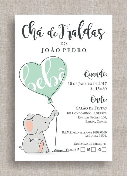 melhores papeis para convite cha de bebe ideias criativas