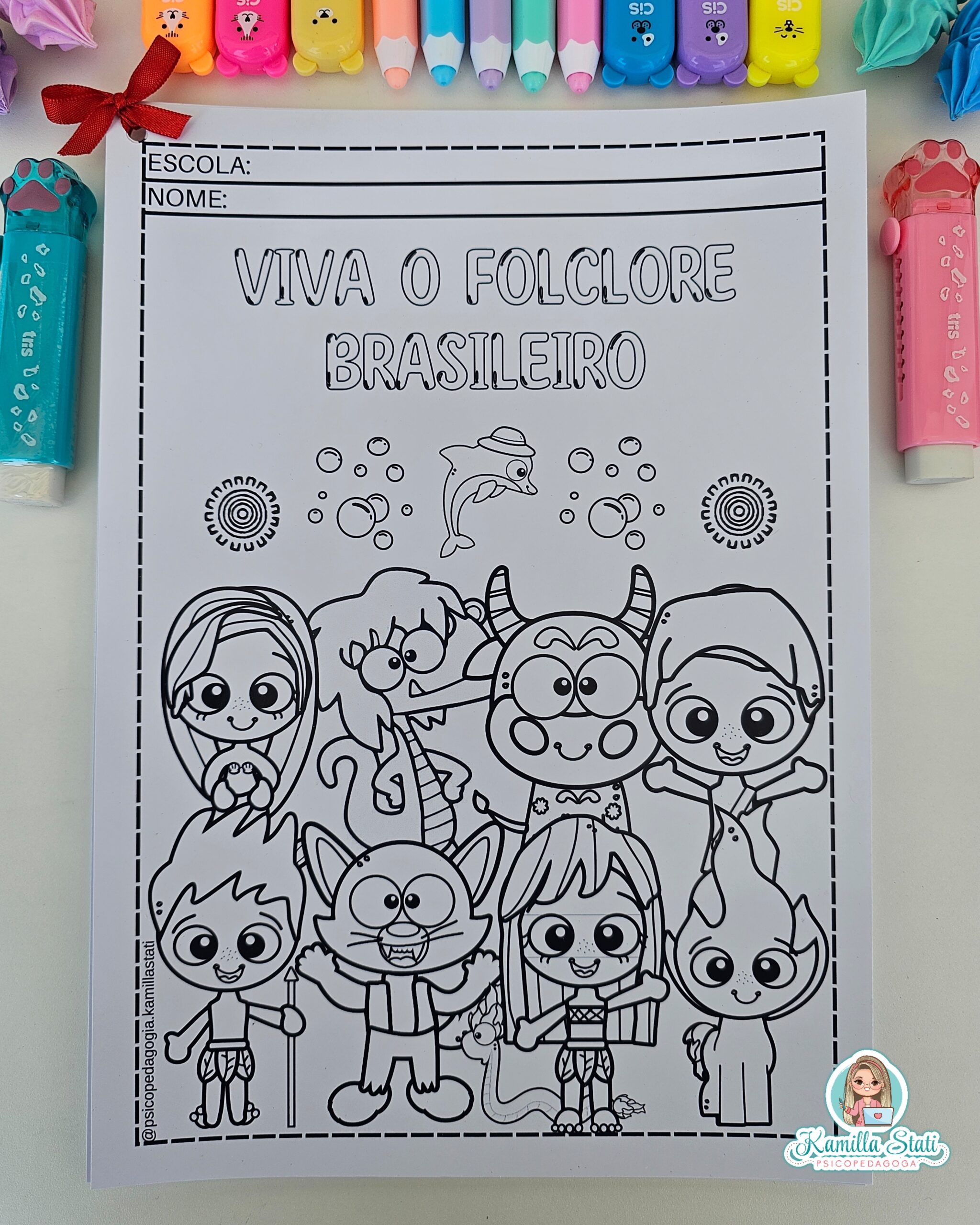 desenhos do saci pererê para colorir online