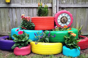 pneus decorados