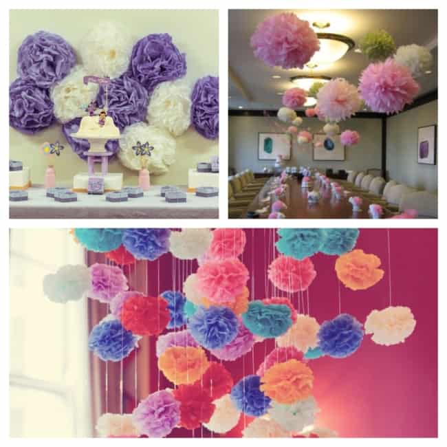 pompom para decoração