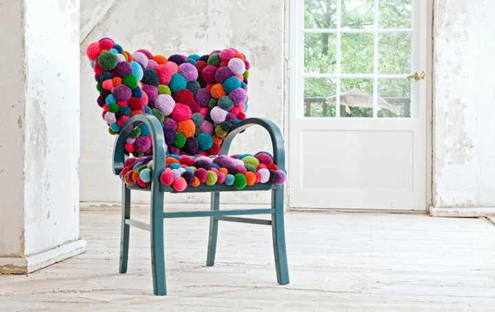 pompom para decoração