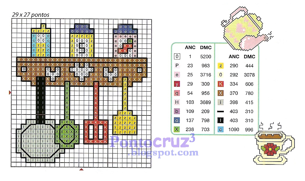 vídeos de ponto cruz