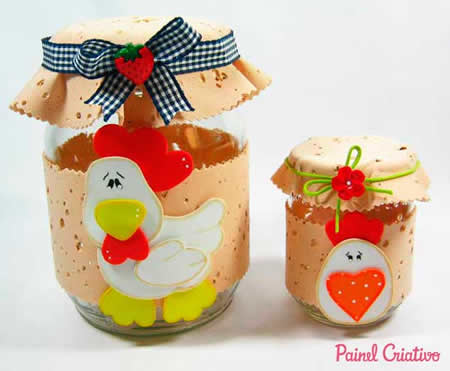Potes de Vidro Decorados com Tecido: Modelos Artesanais vs. DIY