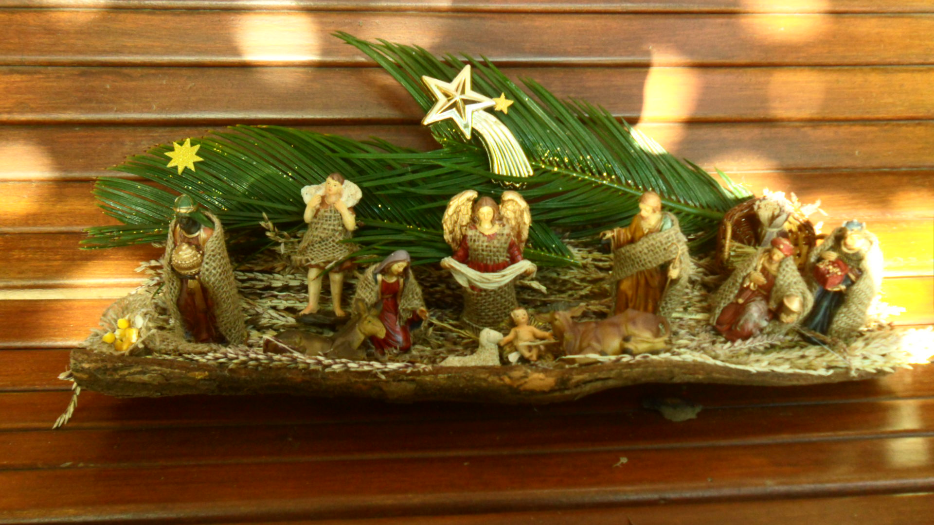 presépios de natal com material reciclado