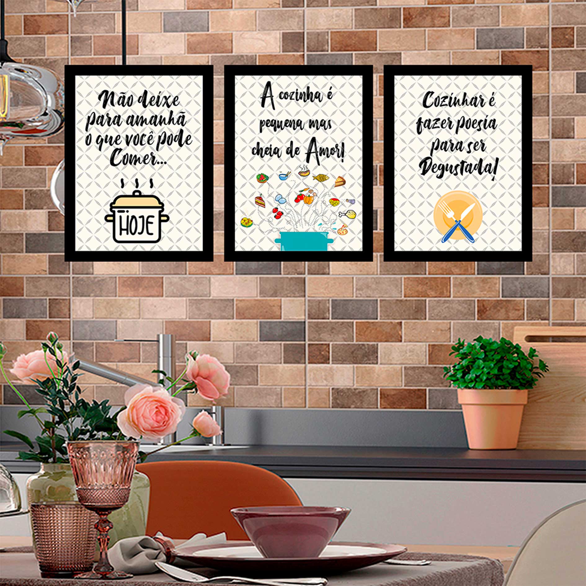 quadros criativos para cozinha