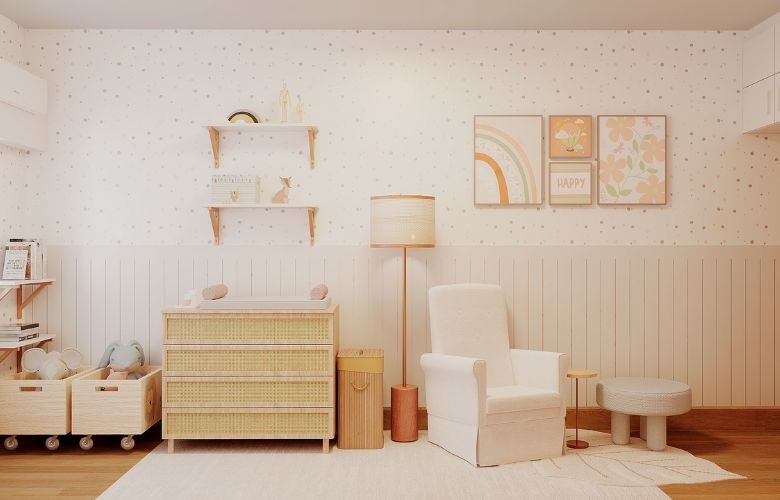 como fazer móbile quarto bebe menina simples
