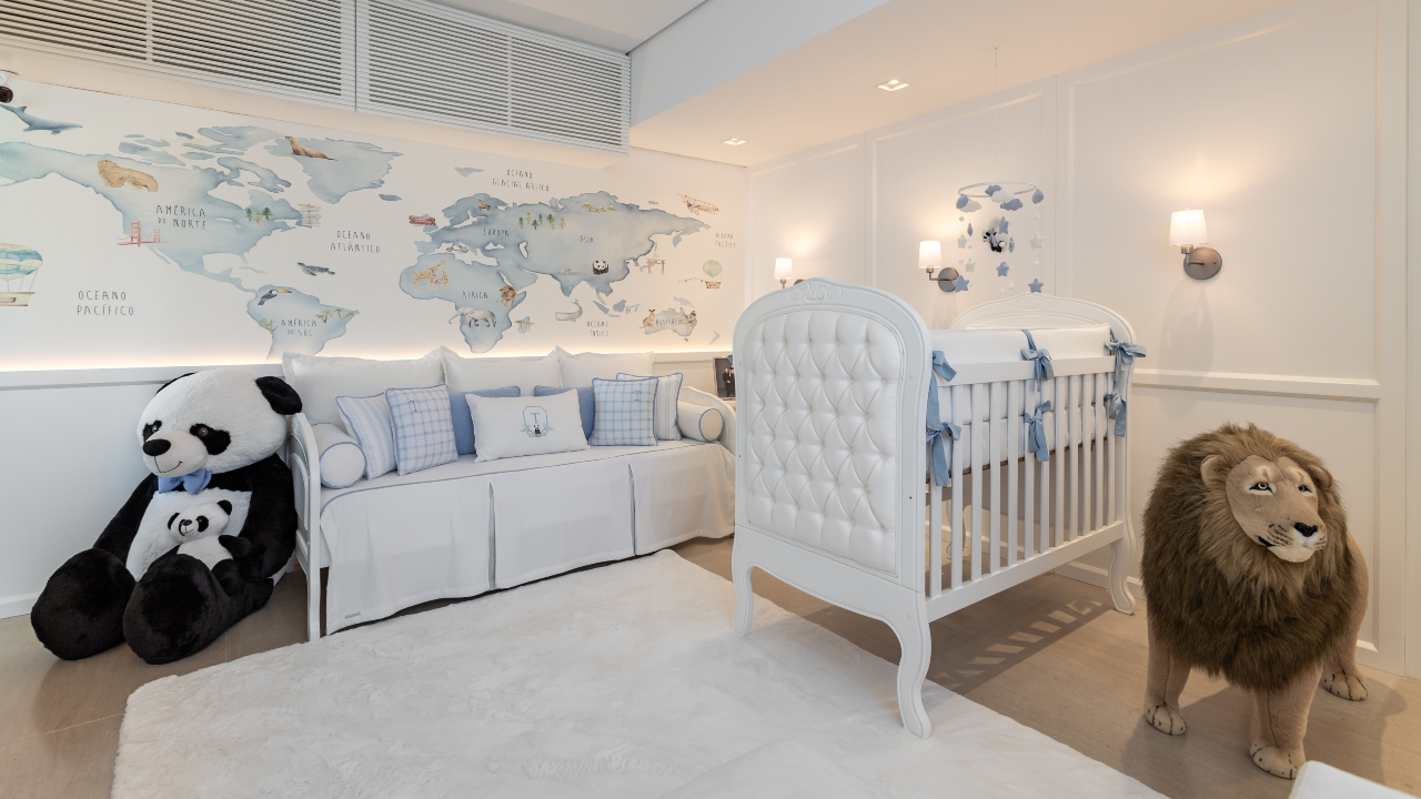 como economizar na decoração quarto bebê menino