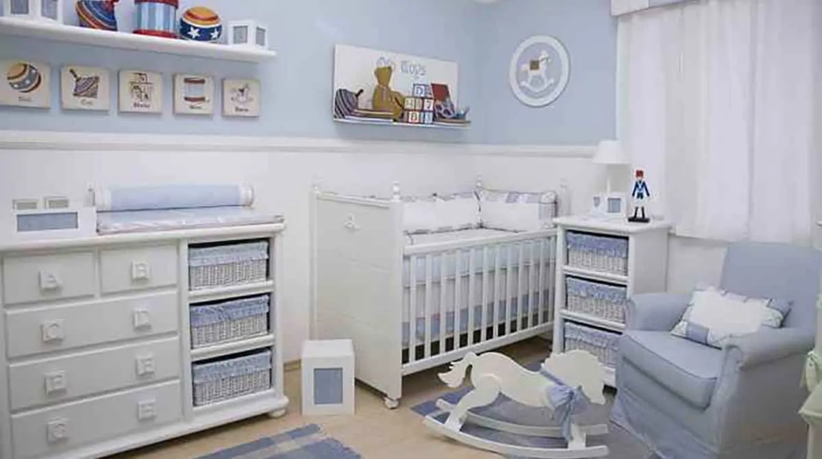 como economizar montar quarto bebê masculino