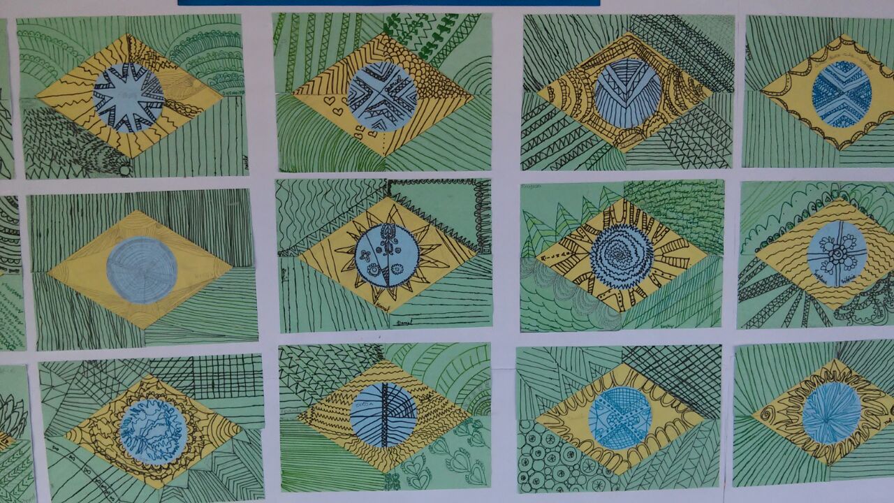 simbolismo das cores da bandeira do brasil em releituras