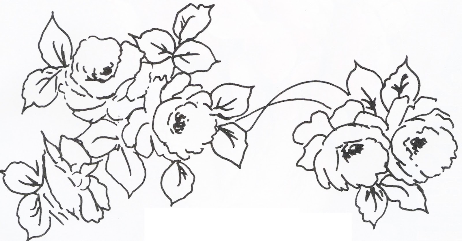 riscos de rosas para ponto cruz