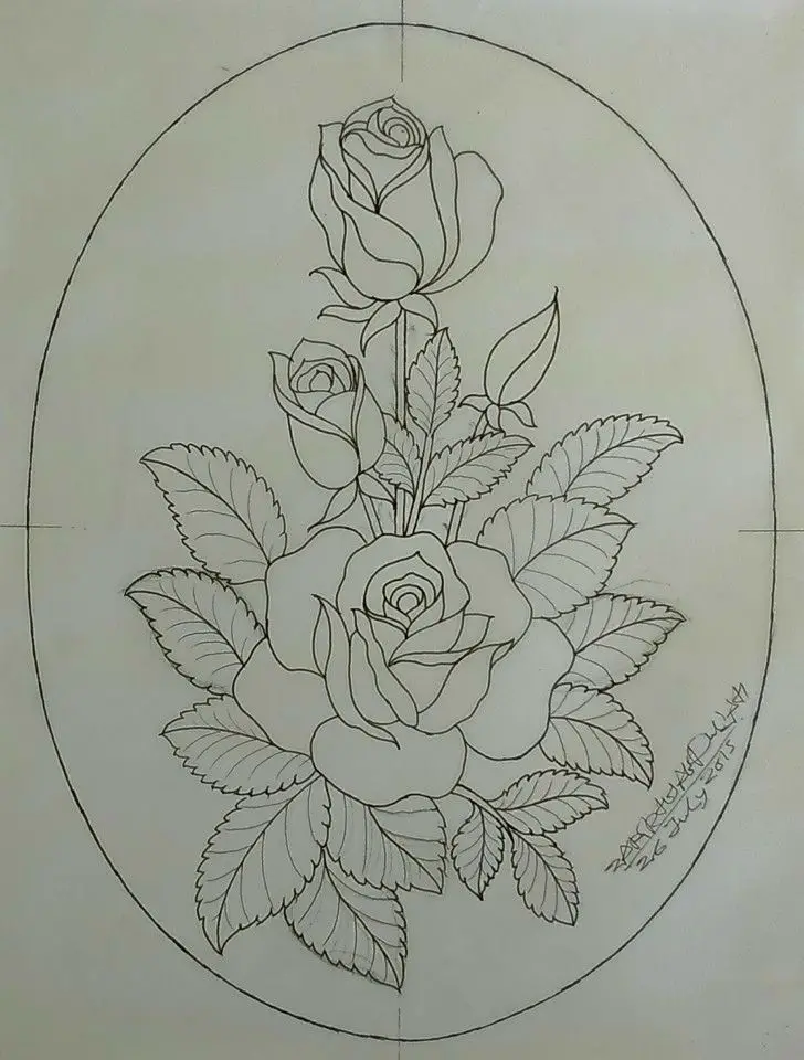riscos de frutas para pintura em tecido