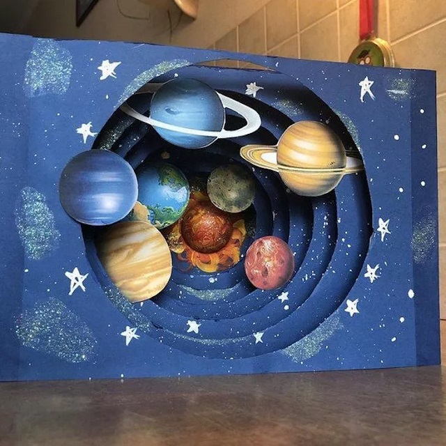 como fazer maquete sistema solar passo a passo