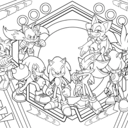 Desenhos da Amy Rose para colorir