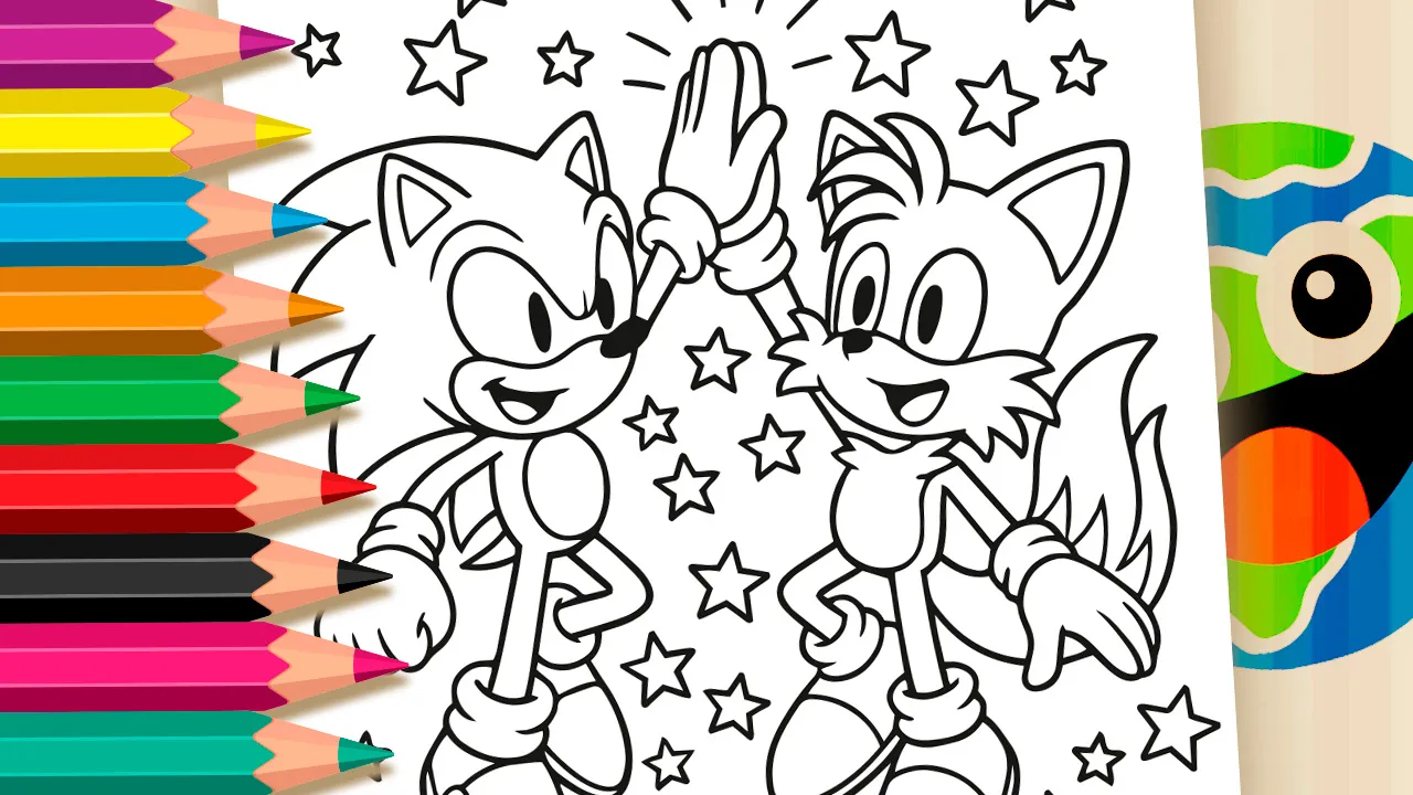 desenhos de personagens do sonic