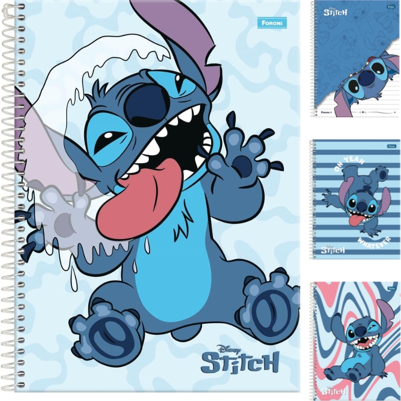 como fazer capa de caderno do Stitch