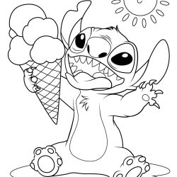 stitch para imprimir em adesivo