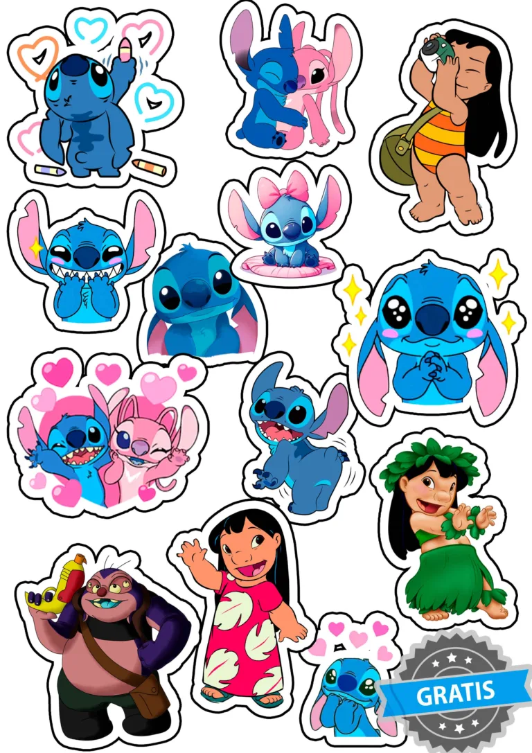 stitch para sublimação png