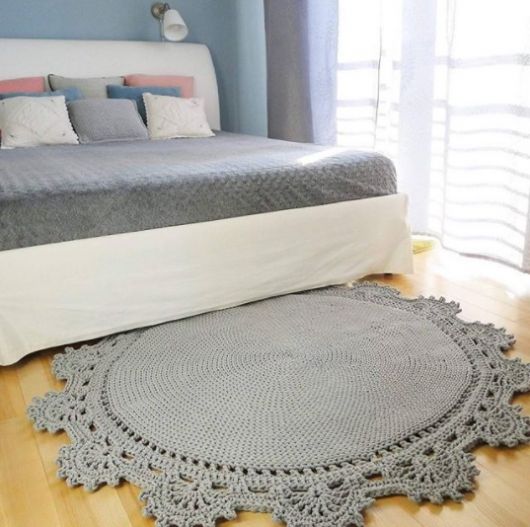 tapete de croche para quarto infantil
