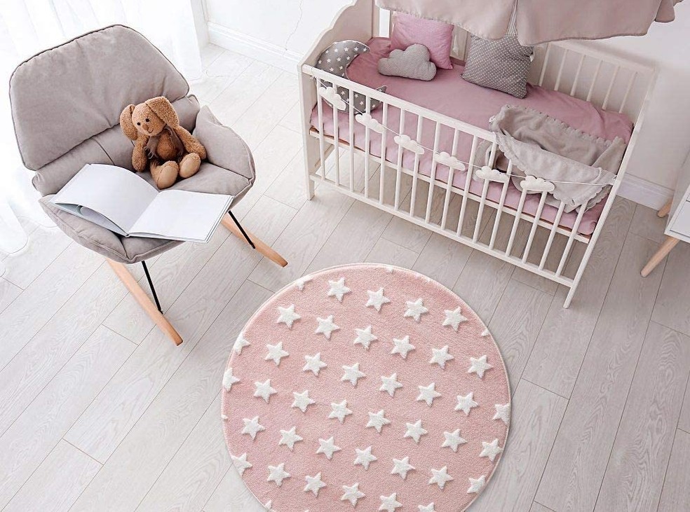 tapete de croche para quarto infantil