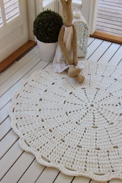 Passo a passo: como fazer um tapete de crochê redondo estilo mandala