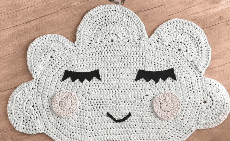 tapetes de barbante para banheiro infantil