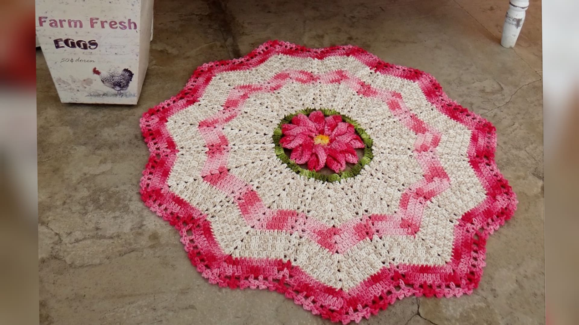 Aprenda a Fazer a Flor Jade em Crochê: O Modelo Mais Amado para Tapetes