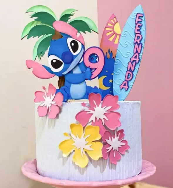 ideias de bolo do stitch