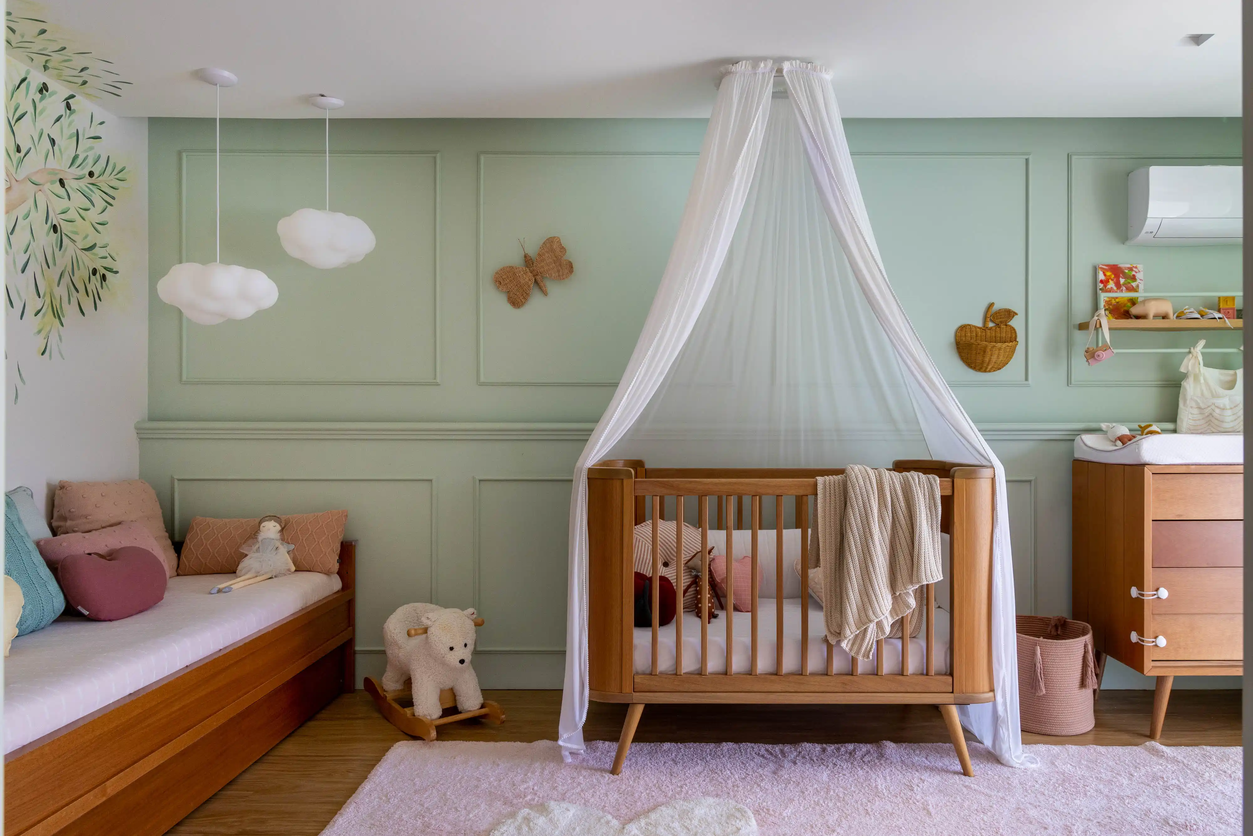 temas de quarto de bebê menina vs menino
