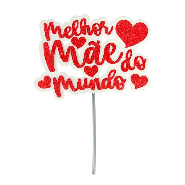 topo de bolo dia das mães png grátis