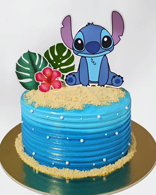topo de bolo do stitch