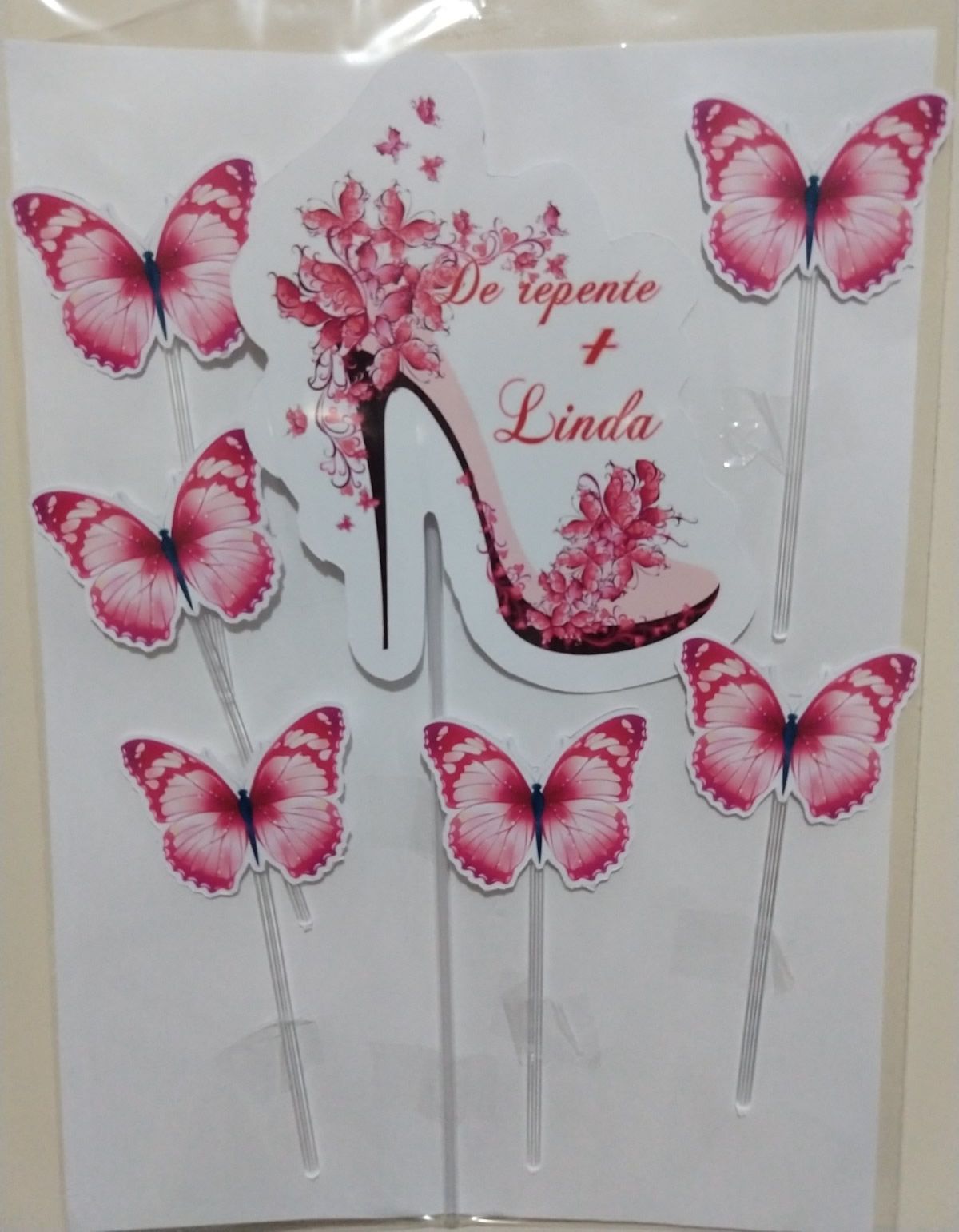topo de bolo feminino personalizado
