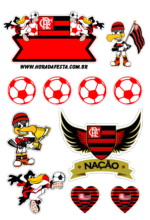 topo de bolo flamengo adulto