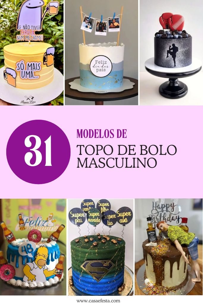 topo de bolo flork masculino para imprimir