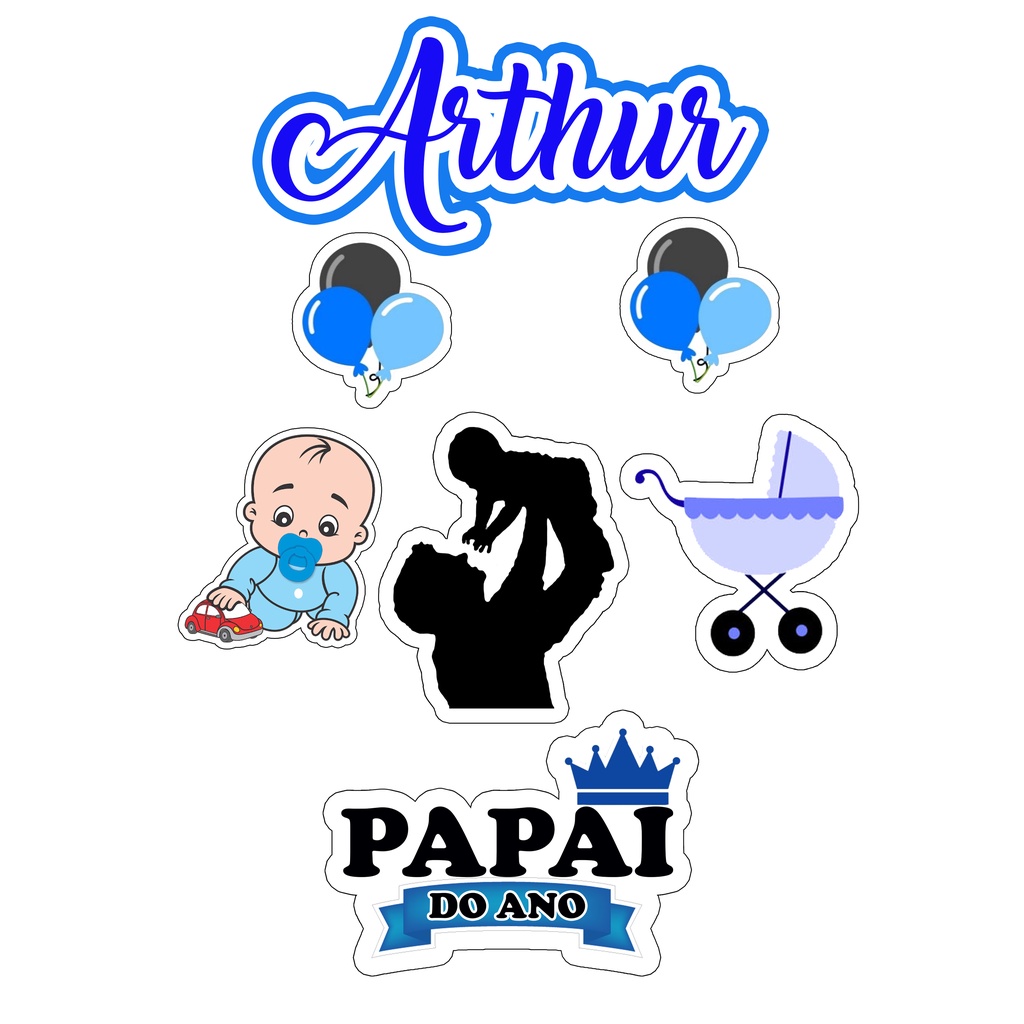 topo de bolo personalizado