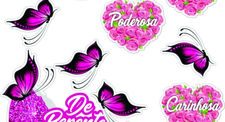topo de bolo feminino com nome