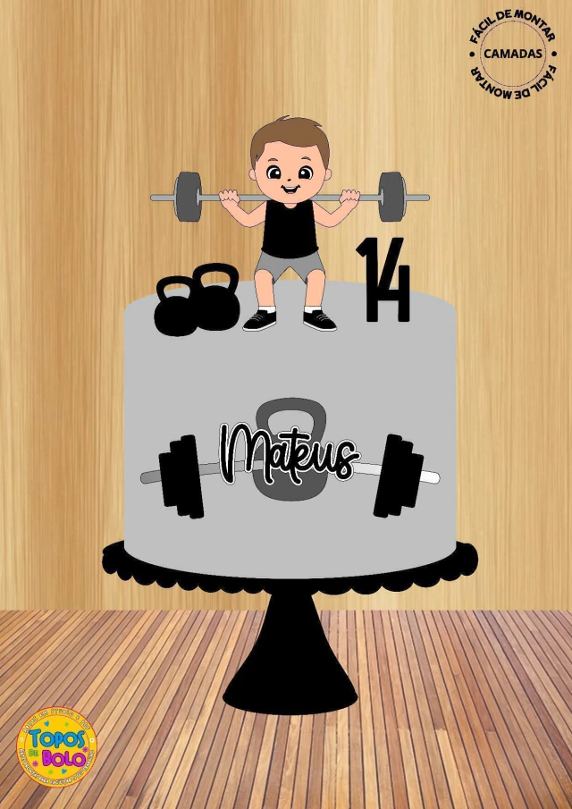 topo de bolo masculino gamer